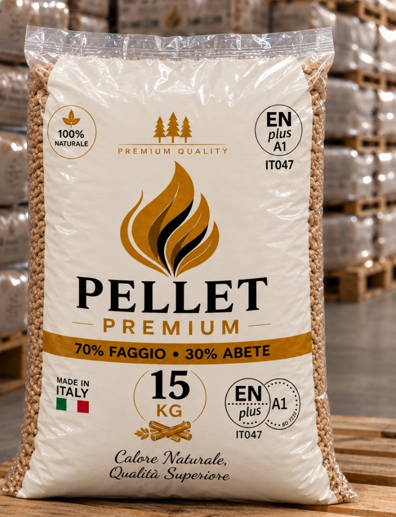 Pellet Premium 70% Faggio 30% Abete