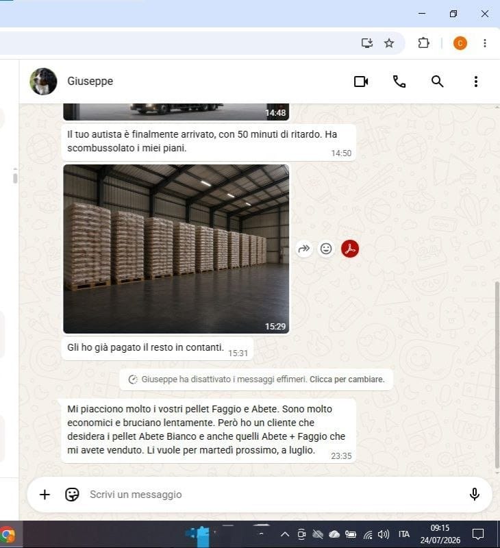 Pedane di Pellet Premium