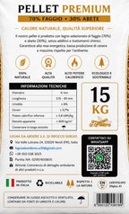 Pellet Premium 70% Faggio 30% Abete